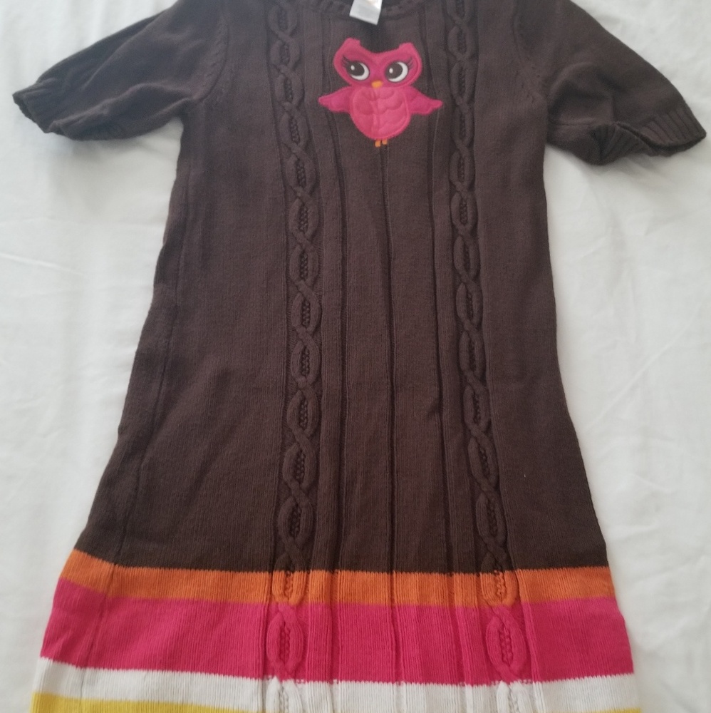 Adorable girls sweater dress